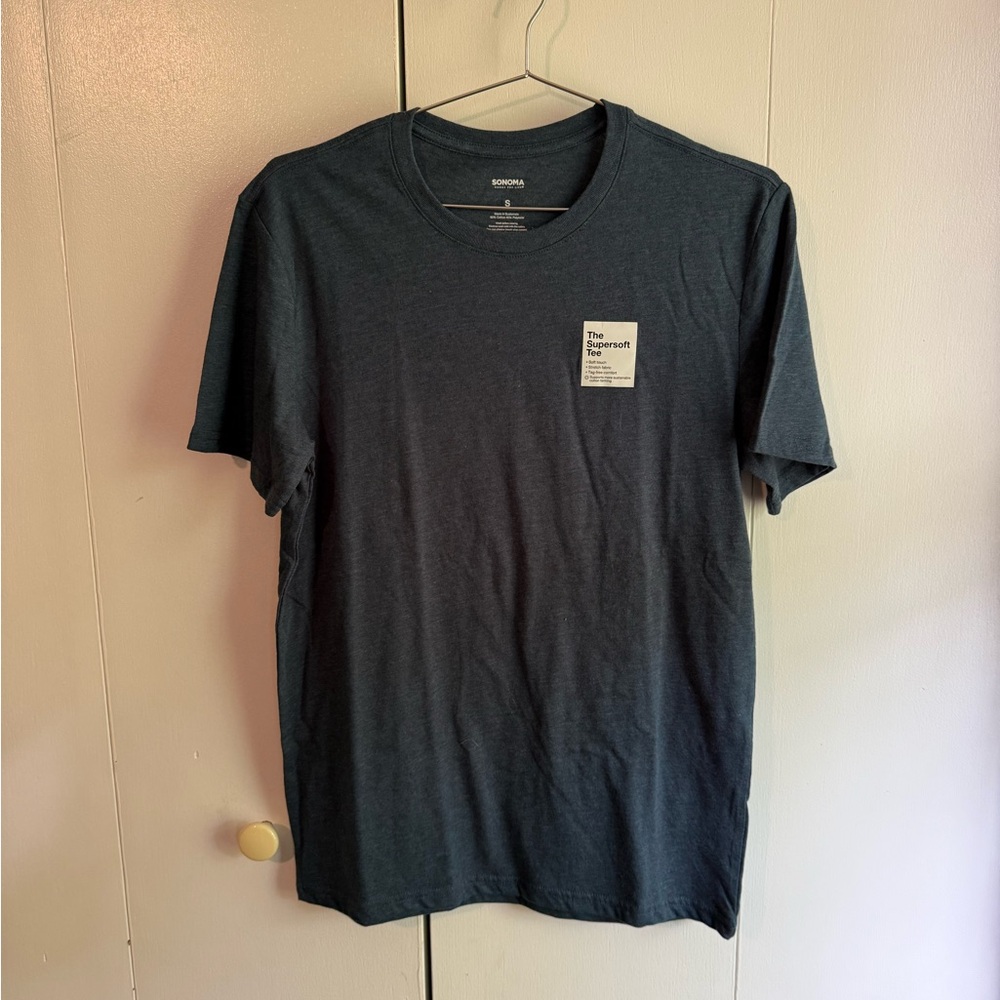Sonoma heather blue short sleeve tee